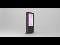 Rugged Metal Outdoor Kiosk with Floor Standing Design Windows/Android OS Support