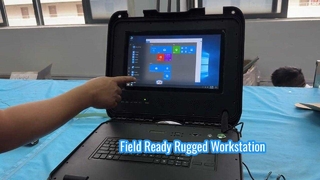 Portable All-in-One Rugged Computer Case for Field Data and Control