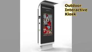 Outdoor Kiosk Touch Screen Interactive Display