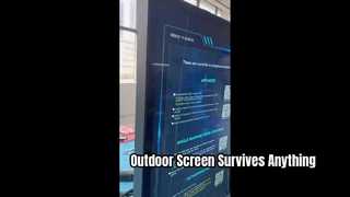 IP67 Fully Sealed Outdoor Digital Signage — 2000-3500nits Brightness, 32-65