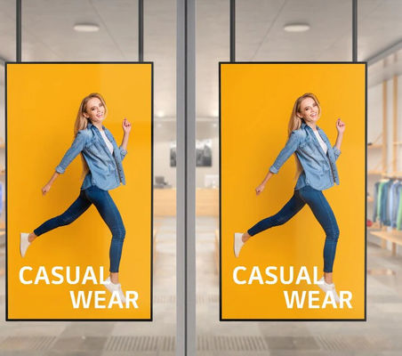 Buy Hanging Window IPS LCD Digital Signage Display Super Sized For Luxury Shops online manufacture