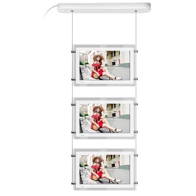 Buy A3 Smart Hanging LCD Window Facing Display Signage Adjustable Brightness 1500nits online manufacture