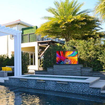 buy 55 Inch Outdoor LCD Advertising Display with 3000nits Brightness IP67 Waterproof and Anti-glare Glass online manufacture