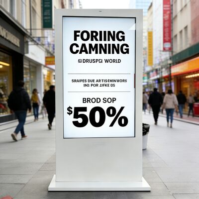 buy 75 Inch 3000nits Brightness IP65 Waterproof Outdoor Digital Signage with 4K Resolution and Android OS online manufacture