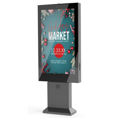 Buy 49 Inch IP65 Waterproof Outdoor Digital Signage with 3000cd/m2 High Brightness LCD Display Advertising Kiosk online manufacture