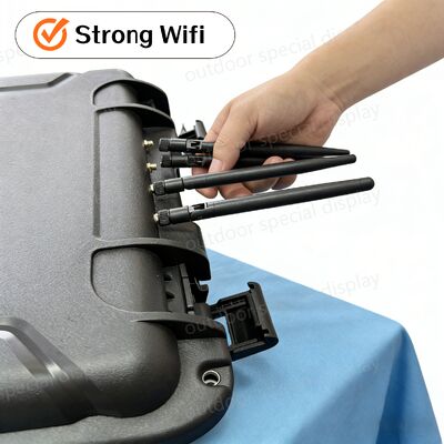 Buy 15.6-inch Portable Outdoor Control Case with 1000-nit High-Brightness Touchscreen Built-in Keyboard and Rechargeable Battery online manufacture