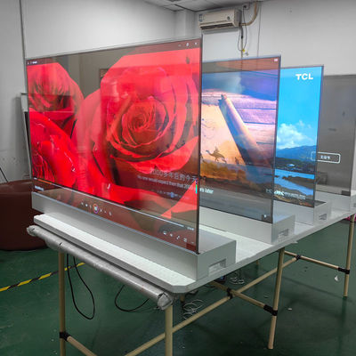55 Inch Contrast 64x32 White Blue OLED Screen Display Smart TV Monitor