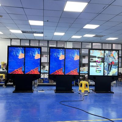 55-Inch Dual-Screen Side-By-Side Outdoor Waterproof High Brightness KFC / McDonald'S Menu Boards