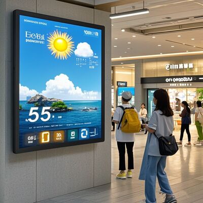 55 Inch Outdoor LCD Advertising Machine with 4000Nits Brightness and IP67 Waterproof Digital Signage