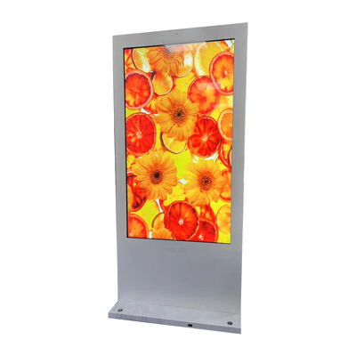 75 Inch High Brightness 3000cd/m2 IP65 Waterproof Outdoor Digital Signage LCD Advertising Kiosk